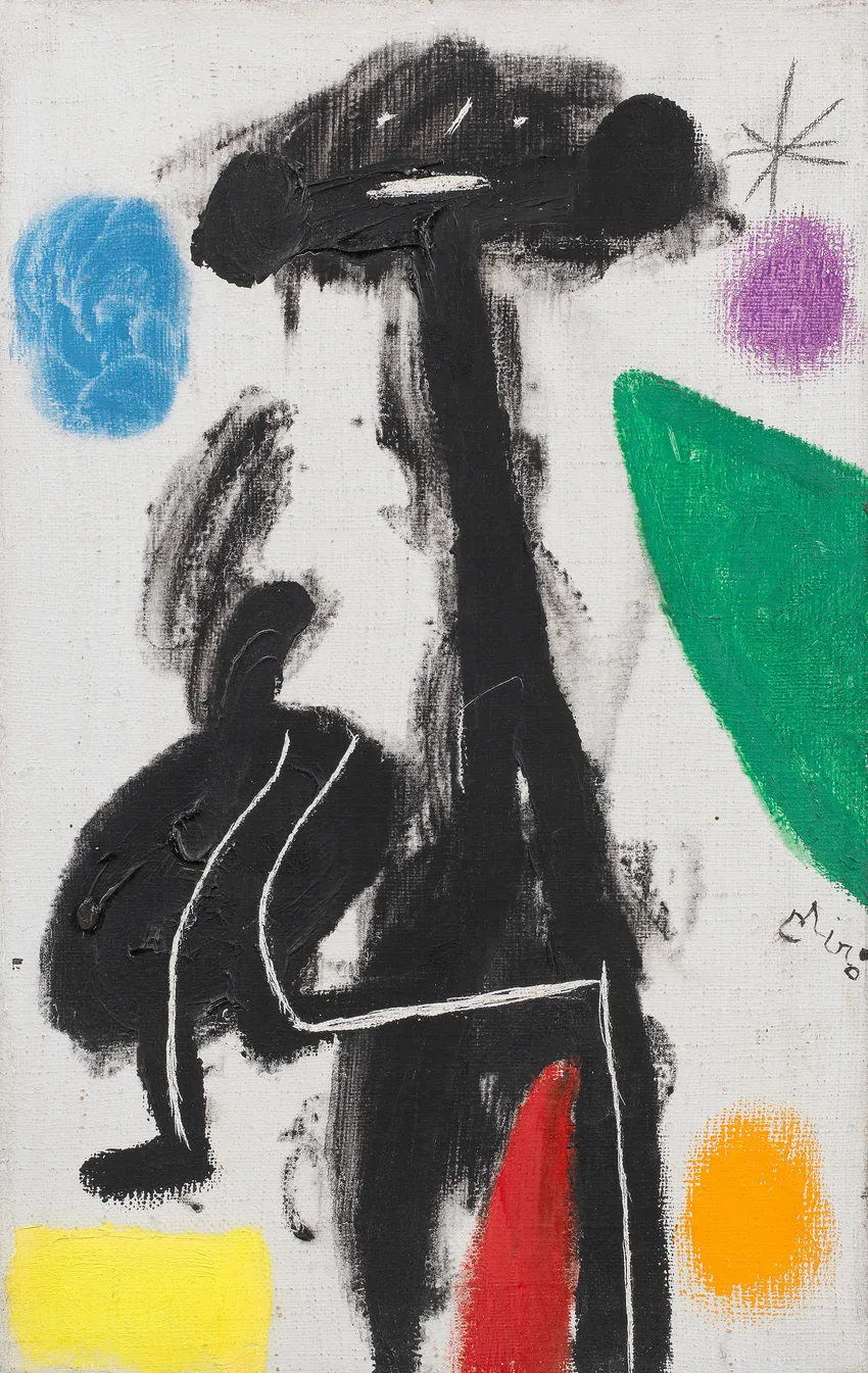 Abstract figure with colorful shapes