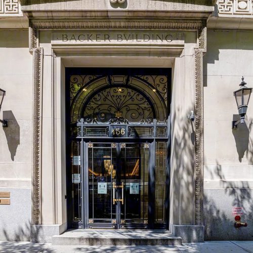 Historic building doorway with intricate design
