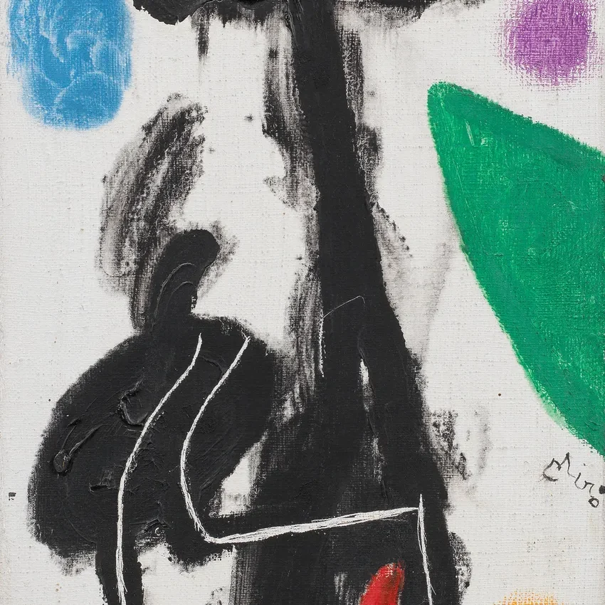 Abstract figure with colorful shapes